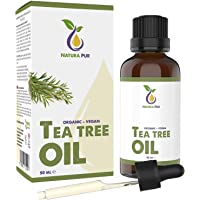 Aceite Arbol del Te BIO 50ml con pipeta - 100% orgánico y puro Tea Tree Oil - Tratamiento antiacné para cara y cuerpo…